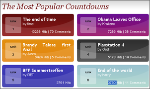 Klicken Sie auf die Grafik fr eine grere Ansicht

Name:	The Most popular Countdowns 2009-12-15-2335.png
Hits:	103
Gre:	20,1 KB
ID:	176024
