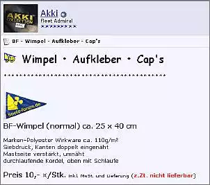 Klicken Sie auf die Grafik fr eine grere Ansicht

Name:	Wimpel Akki.jpg
Hits:	199
Gre:	32,7 KB
ID:	512681