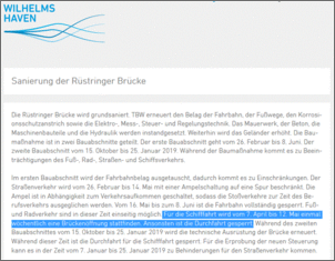 Klicken Sie auf die Grafik fr eine grere Ansicht

Name:	Rüstringer Brücke Sanierung 2019.GIF
Hits:	90
Gre:	91,1 KB
ID:	828237